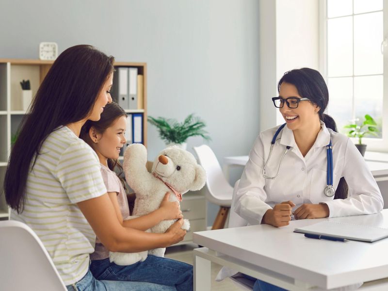 A consultation room at Klinik Ceria