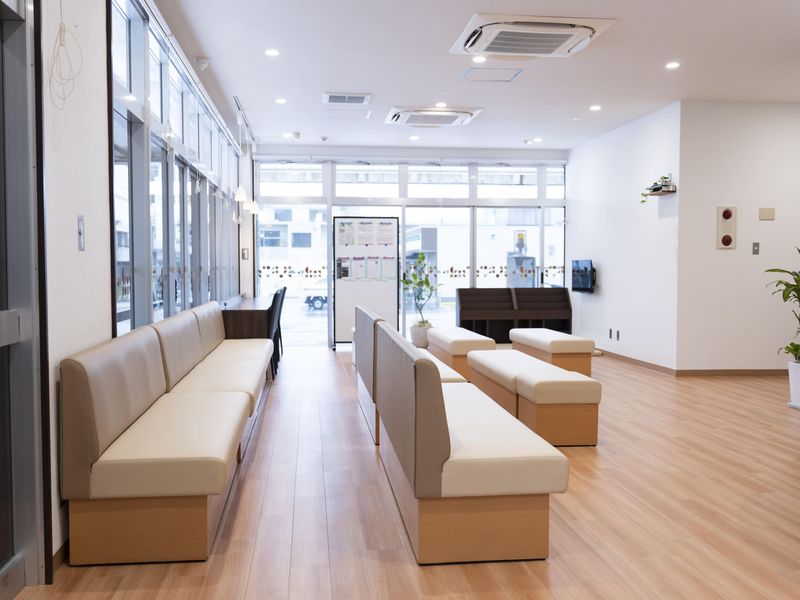 The waiting area at Klinik Ceria